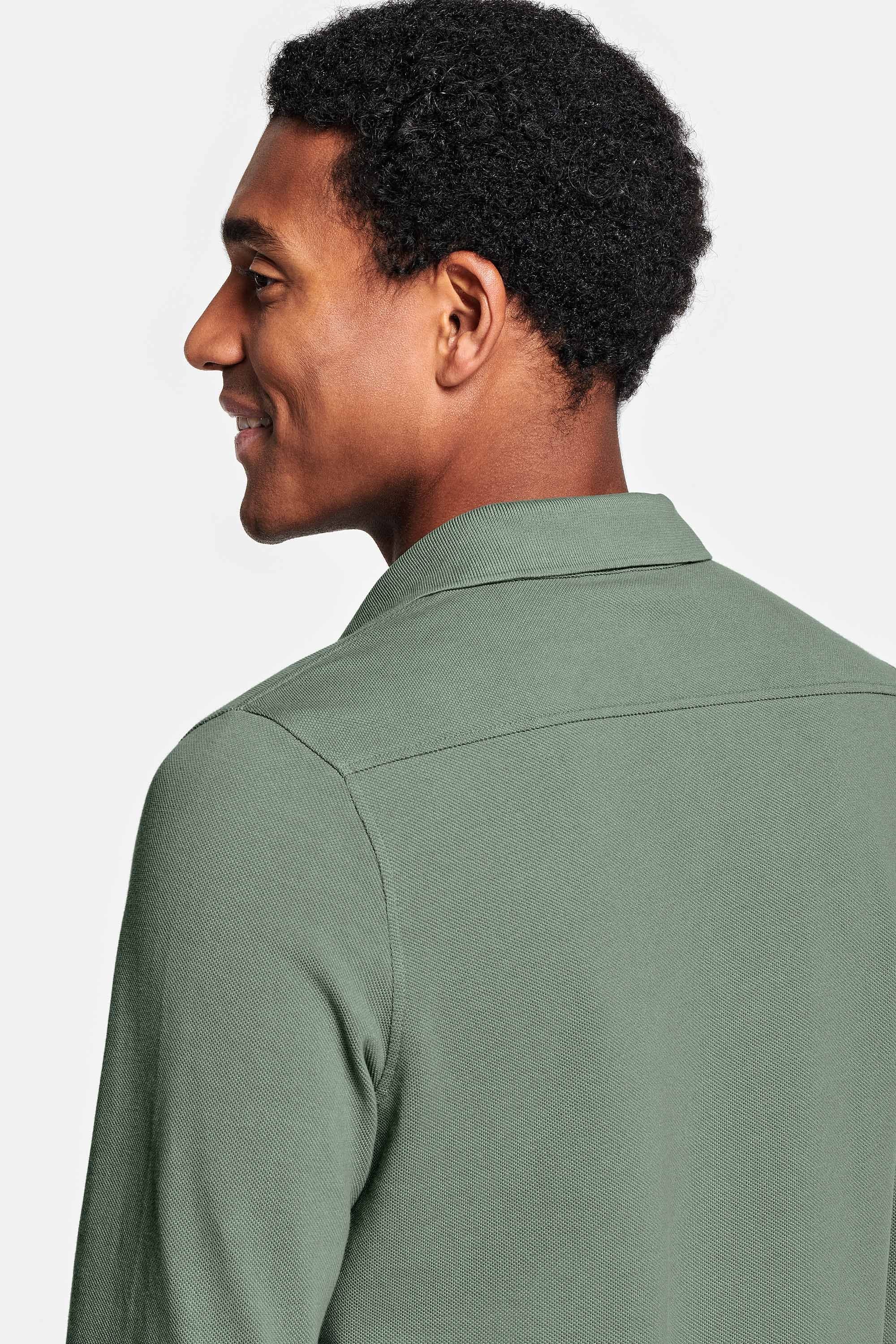 Grüne Piqué Shirt
