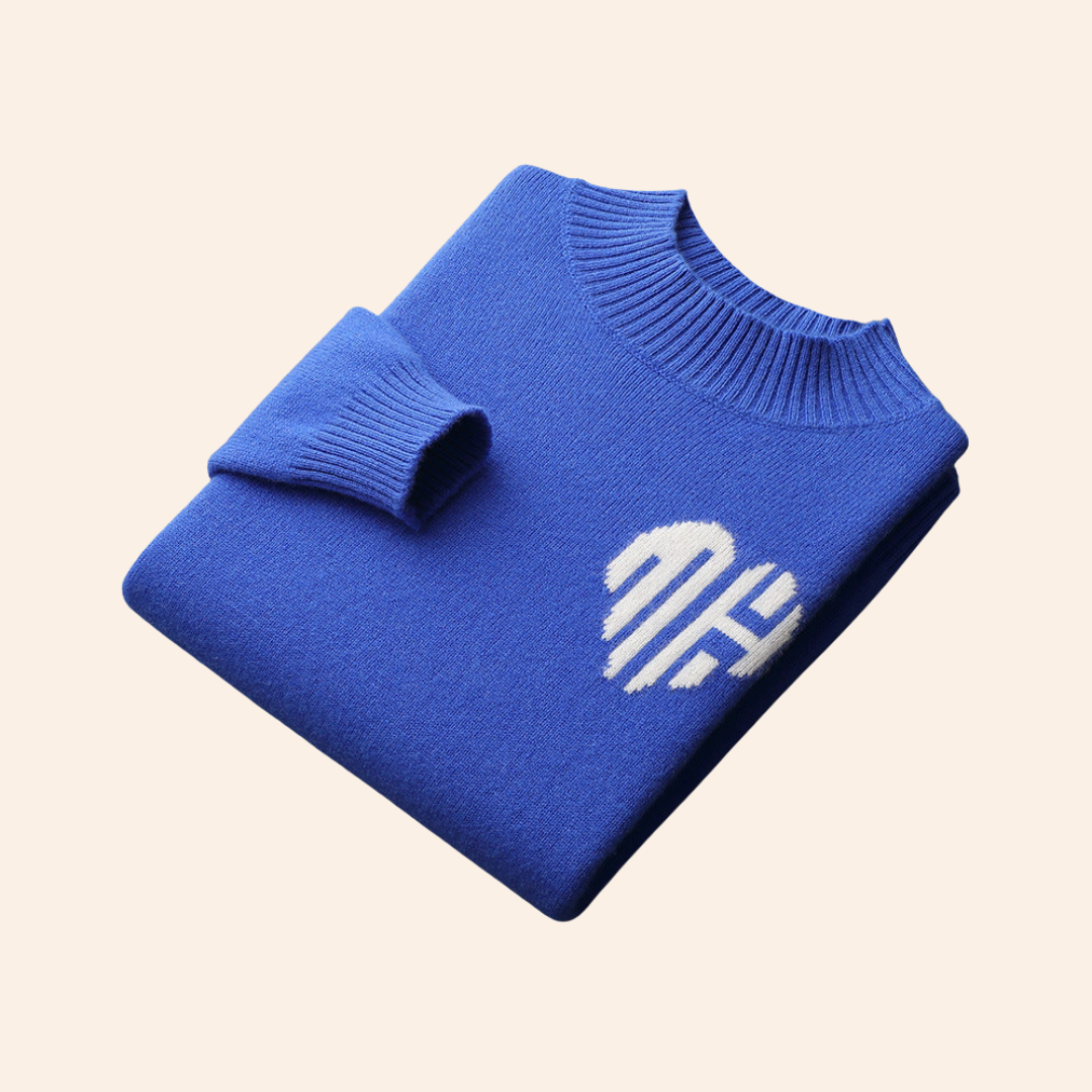 100% Cashmere Heart Pullover