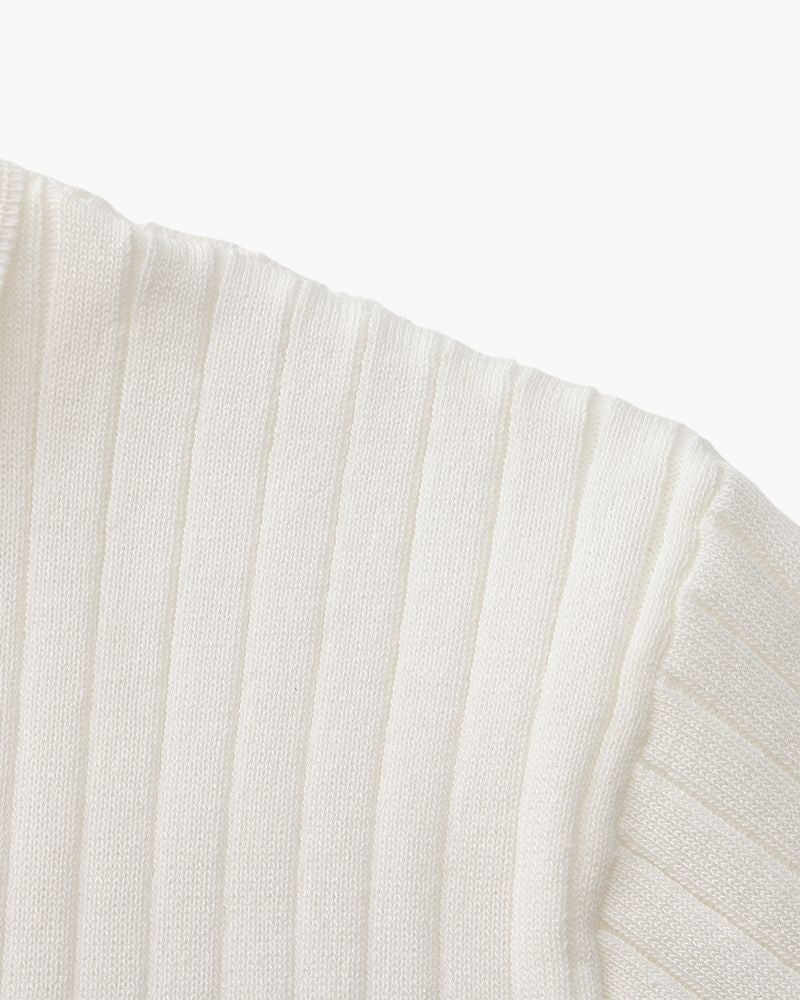 Premium Geripptes Poloshirt