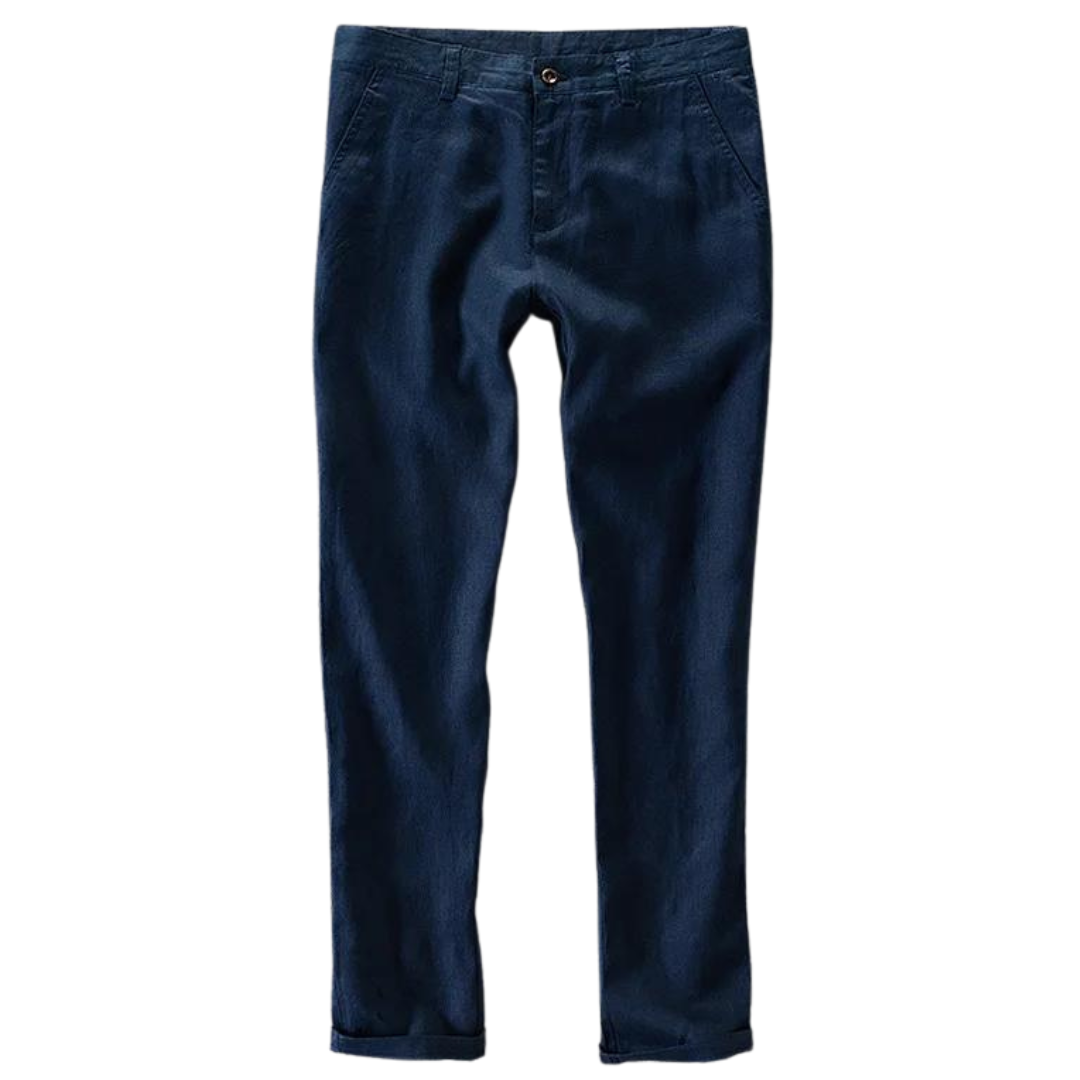 100% Leinen Casual Pants
