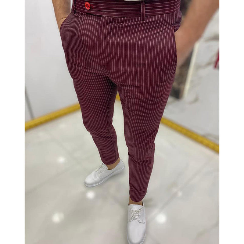 - Slim Fit Casual Pants