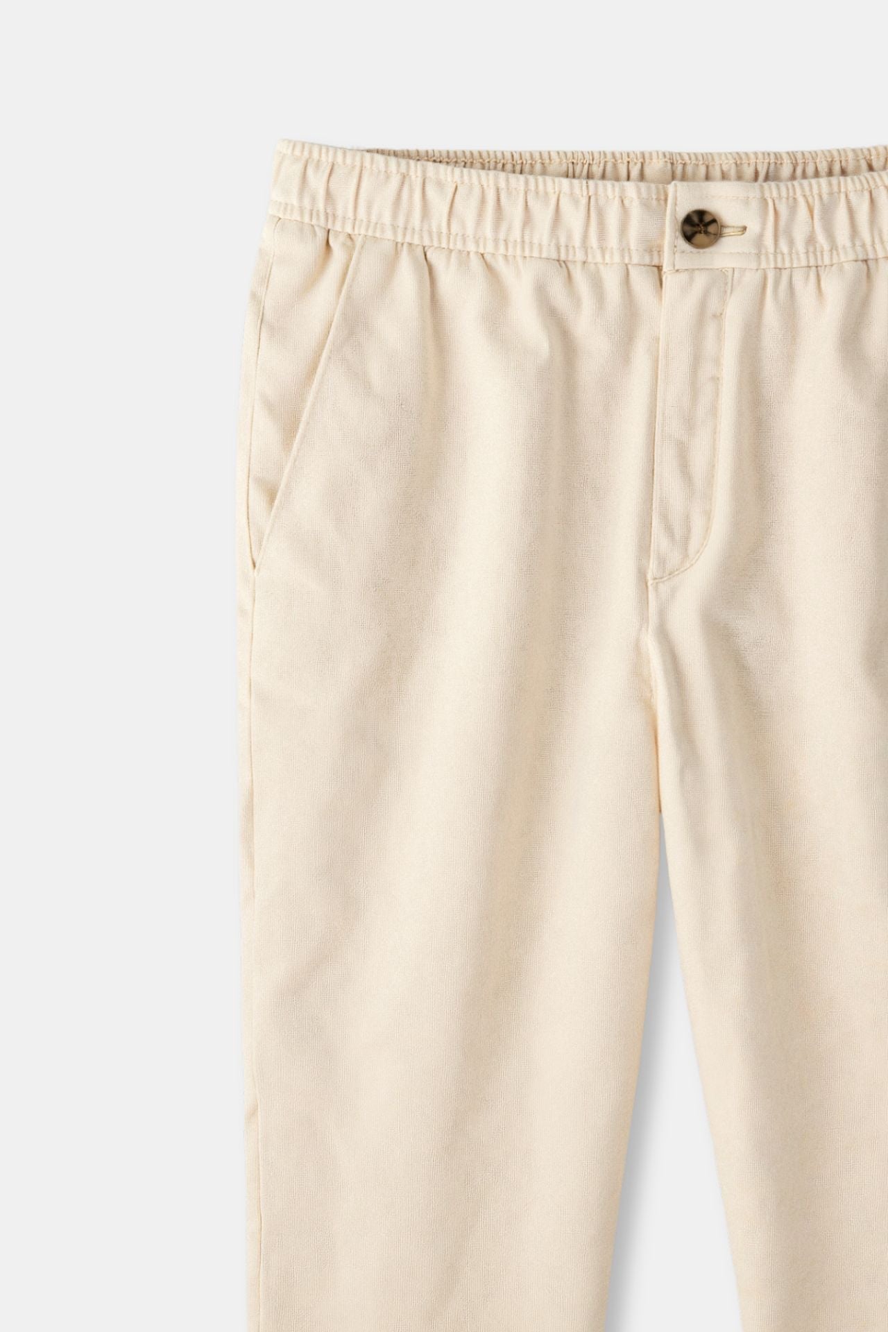 Regular Fit Leinen Loose Pants