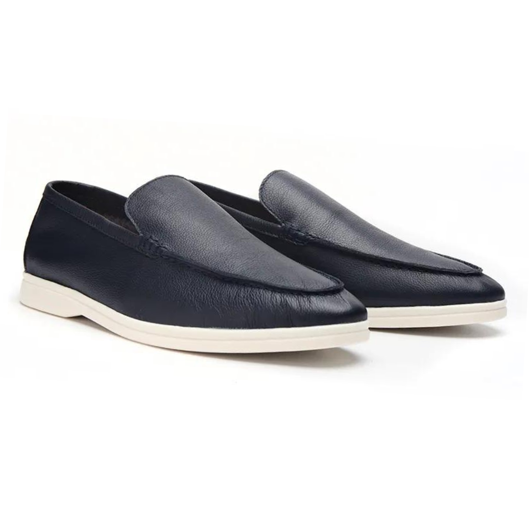 Cowhide Leather Loafers