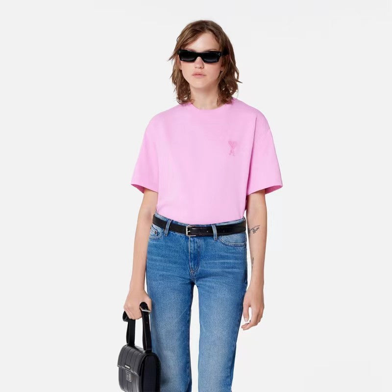 Ami T-Shirt mit gesticktem A-HERZ