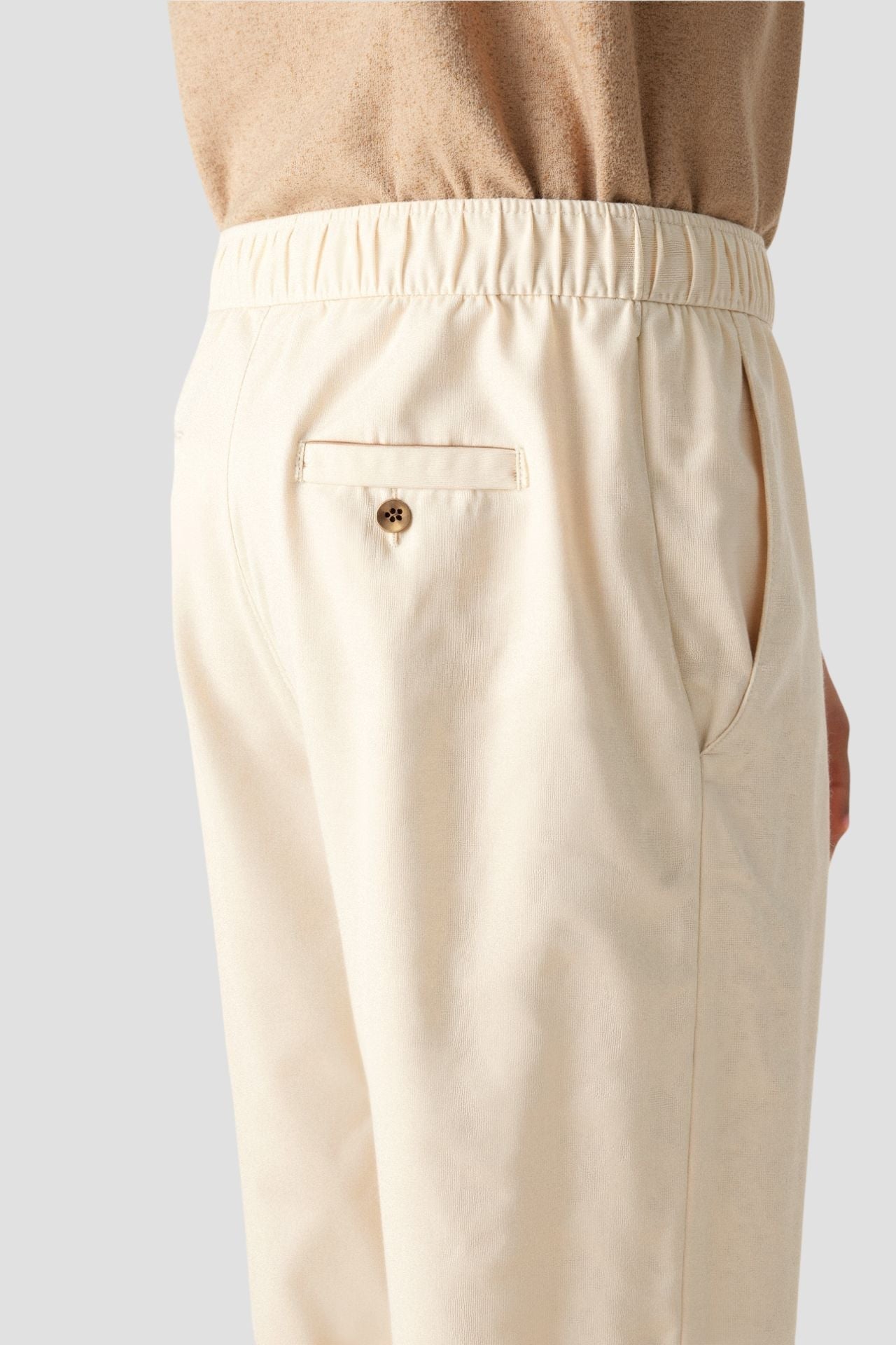 Regular Fit Leinen Loose Pants
