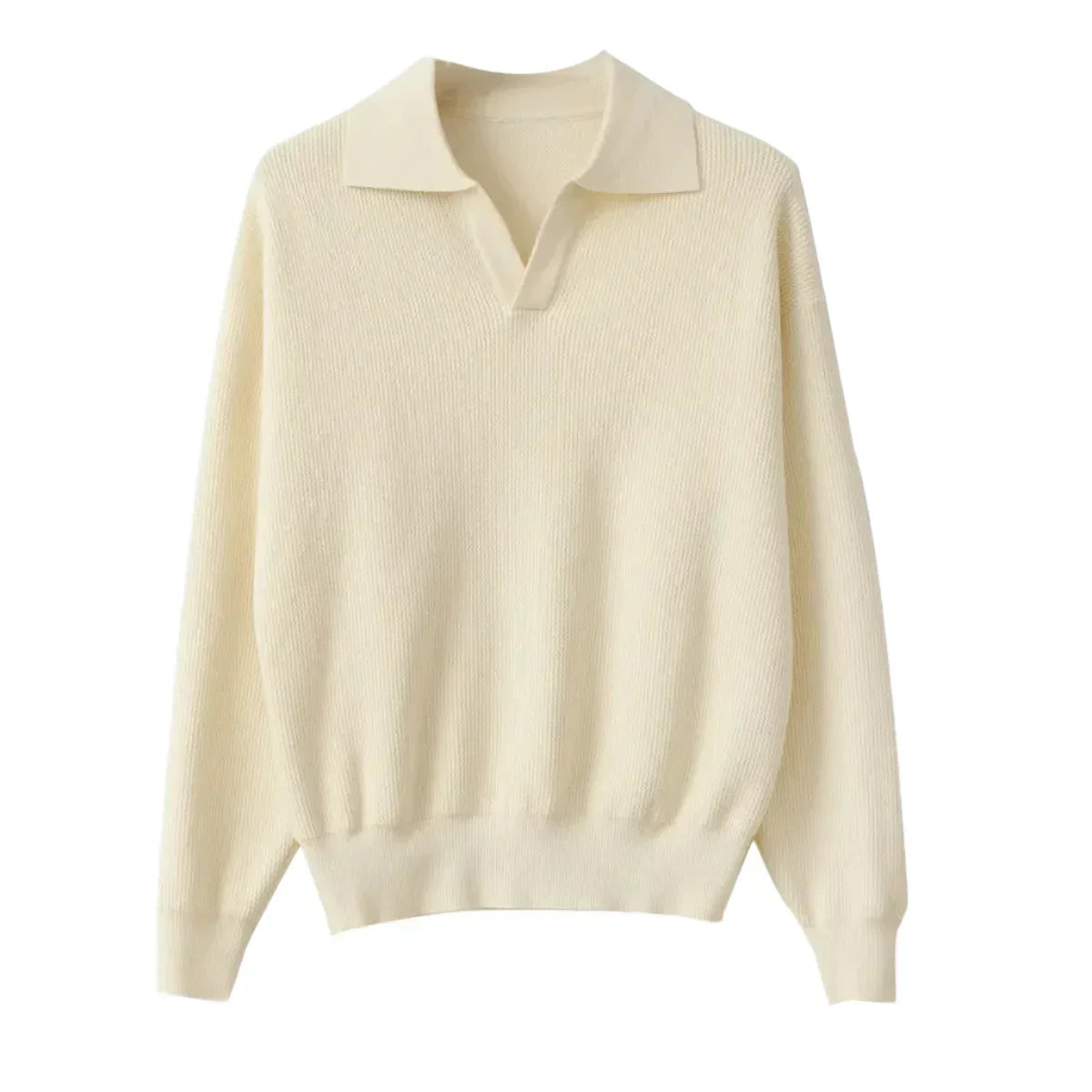 V-neck Polo Pullover