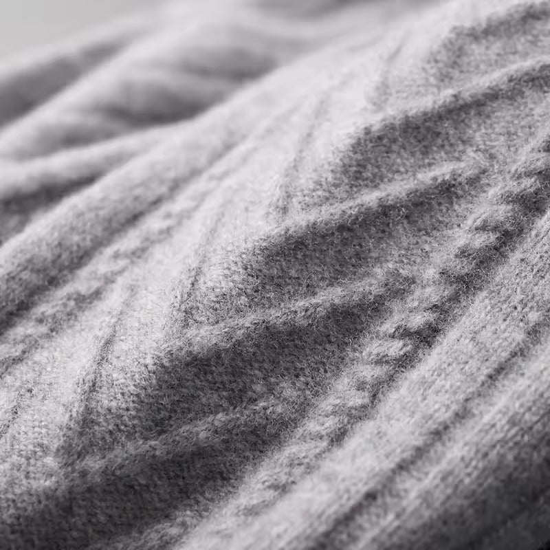 100% Cashmere Pattern Weste