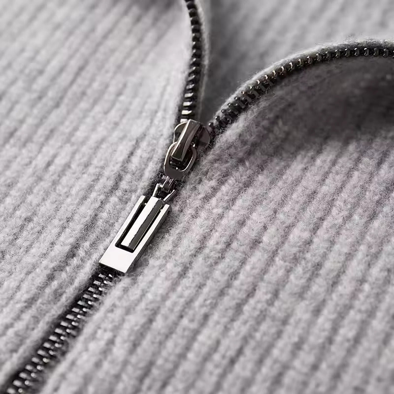 100% Cashmere Gerippt Weste