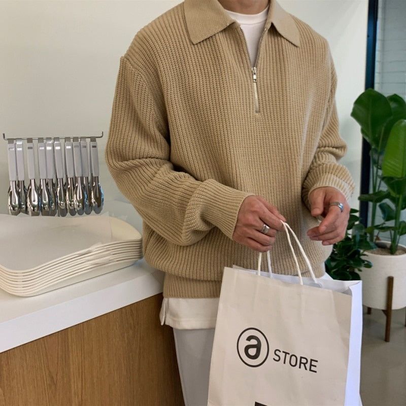 Dubrovnik - Men's Polo Pullover Sweathemd