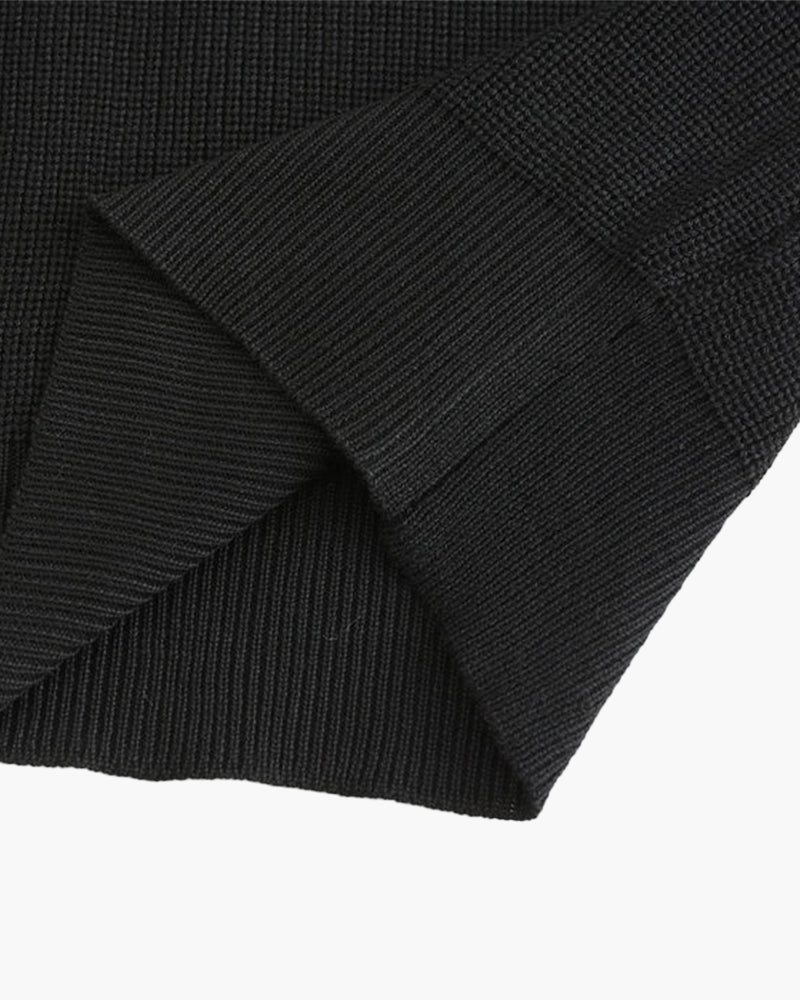 Cesare Halb-Zip Strickpullover